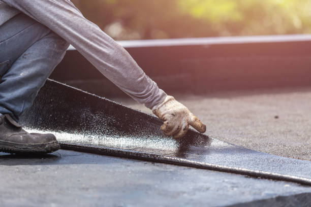 Professional Waterproofing technician working in Henderson, NC